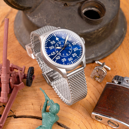 Classic Tapered Quick Release Mesh Band, Brushed