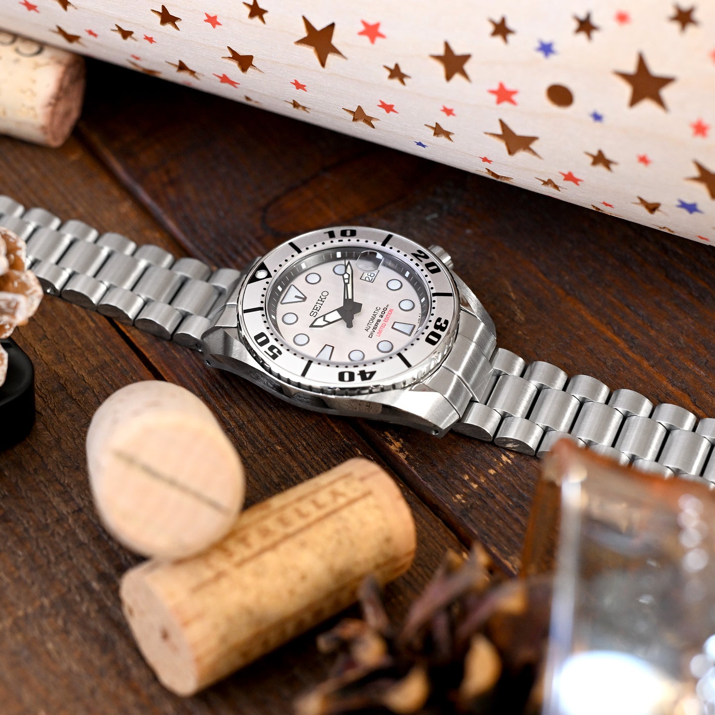 Endmill compatible with Seiko Sumo SBDC001, V-Clasp