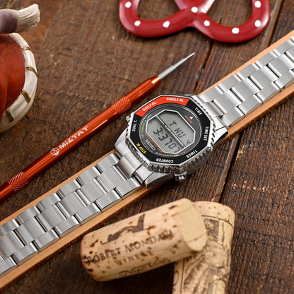 Super-O Boyer for Seiko 5 Sports 40mm V-Clasp, Brushed