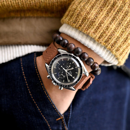 Brown Rhombus FKM Quick Release rubber strap