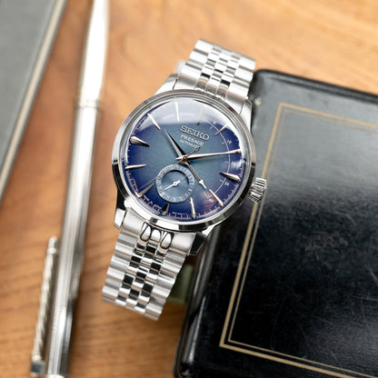 Angus-J Louis for Seiko Cocktail V-Clasp, Brushed with Polished Center