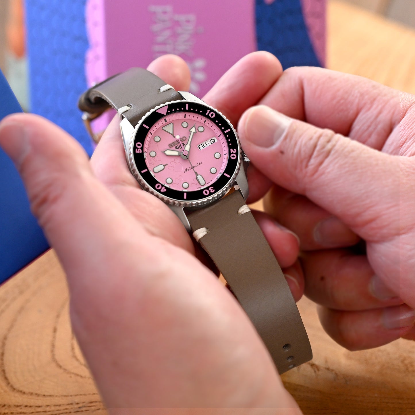 20mm Taupe Quick Release Buttero Italian Leather Watch Strap