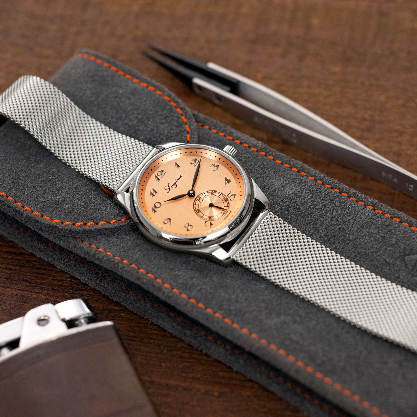 Quick Release Classic Superfine Wire Mesh Band, Polished