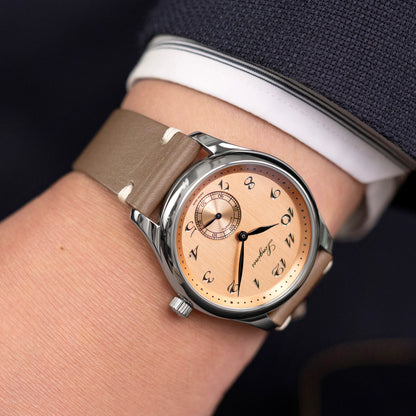 20mm Taupe Quick Release Buttero Italian Leather Watch Strap