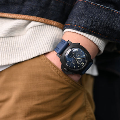 Panerai Luminor Chrono Monopulsante 8 Giorni GMT Blu Notte PAM1135 