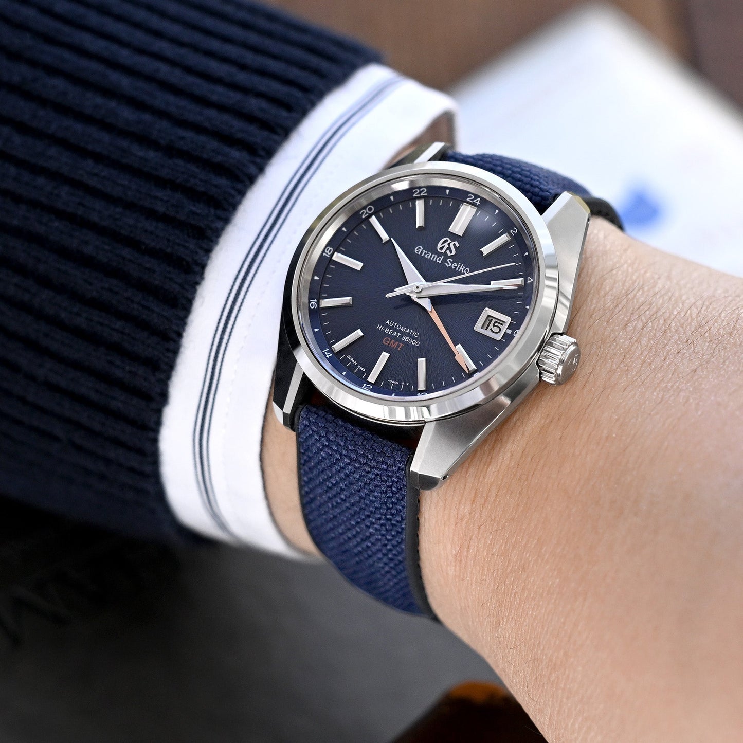 Grand Seiko Boutique Limited Edition SBGJ235 Hi-Beat 36000 GMT