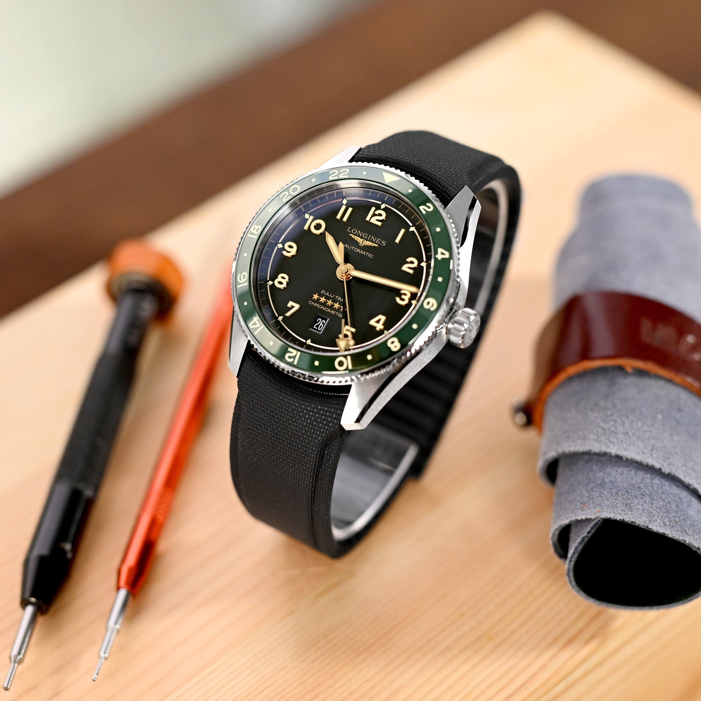 Longines Spirit ZULU Time, L3.812.4.63.2, automatic watch