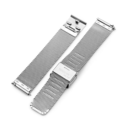 Quick Release Classic Superfine Wire Mesh Band, Brushed