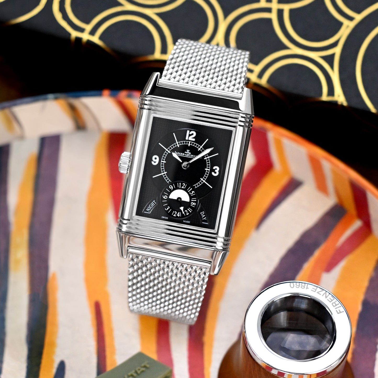 Classic Tapered Quick Release Mesh Band, Polished