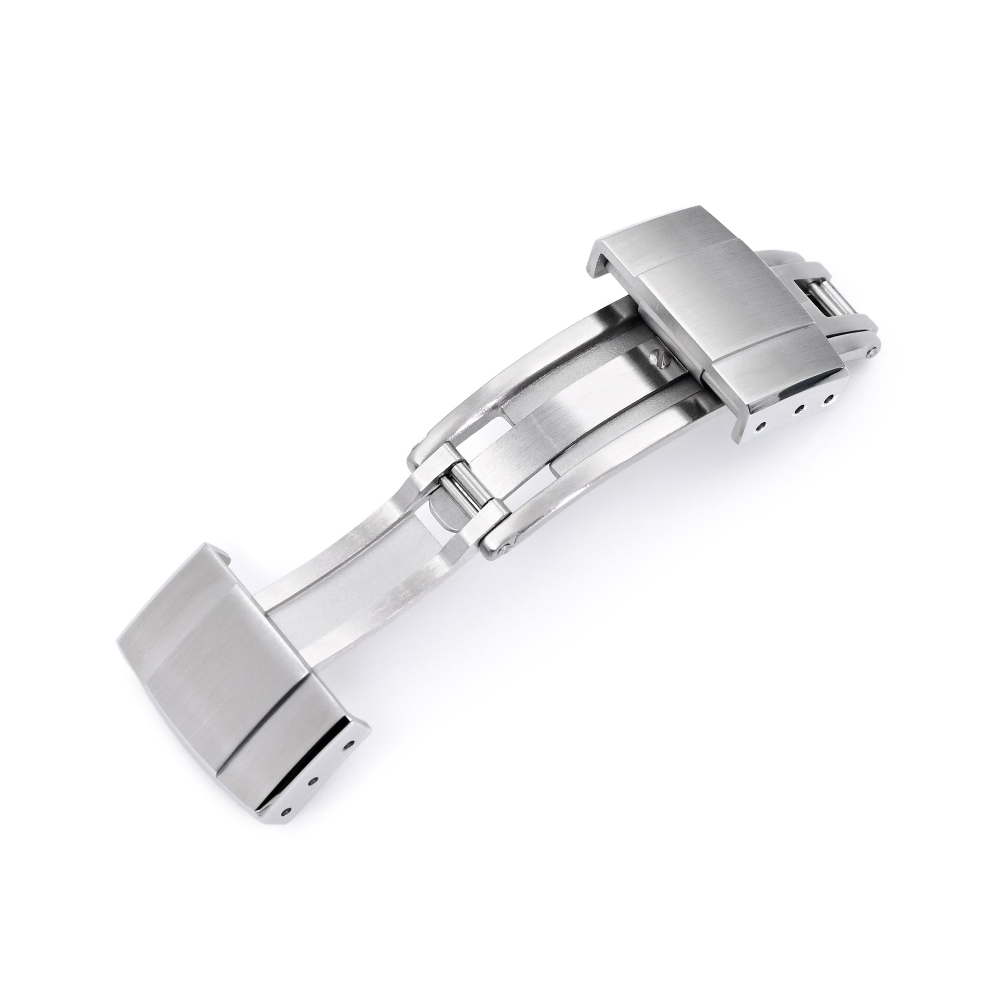 16mm to 20mm Deployment Buckle / Butterfly Watch Clasp, Brushed