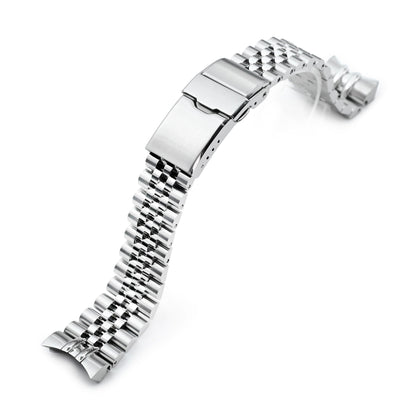 20mm Super-JUB II for Orient Mako 40 Baton Diver Clasp Brushed