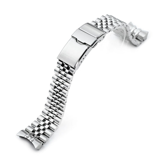 20mm Super-JUB II for Orient Mako 40 Baton Diver Clasp Brushed