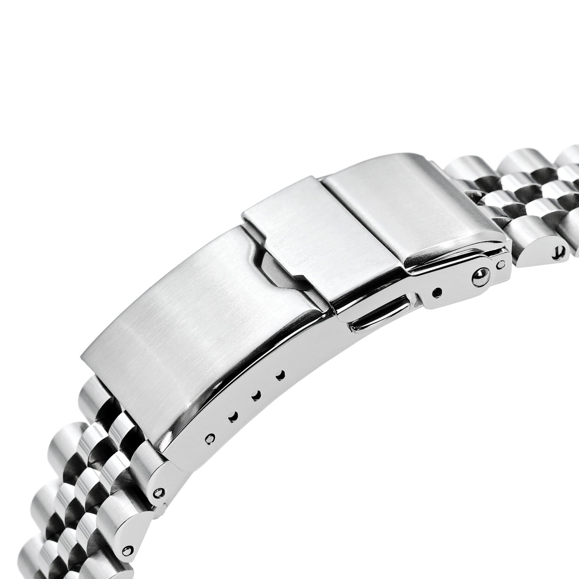 20mm Super-JUB II for Orient Mako 40 Baton Diver Clasp Brushed