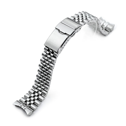 20mm Super-JUB II for Orient Mako 40 Baton Diver Clasp Brushed