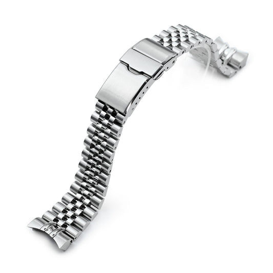 20mm Super-JUB II for Orient Mako 40 Baton Diver Clasp Brushed