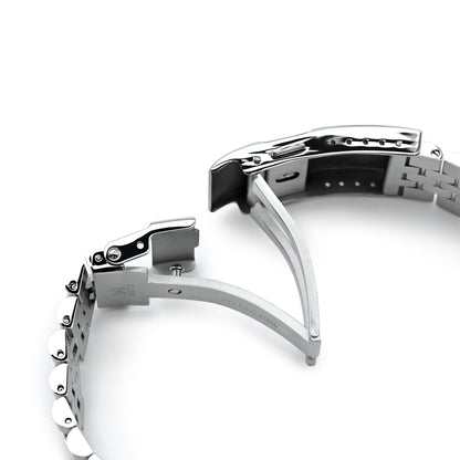 20mm Super-JUB II for Orient Mako 40 Baton Diver Clasp Brushed