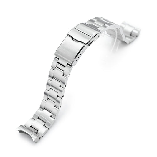 20mm Super-O Boyer for Orient Mako 40 Baton Diver Clasp Brushed