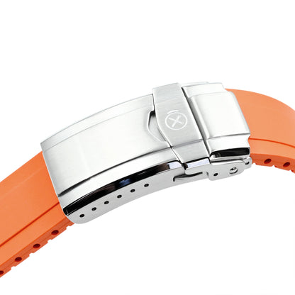 StrapXPro - DT01U Quick Release Universal Cut To Fit FKM Rubber Strap, Orange 