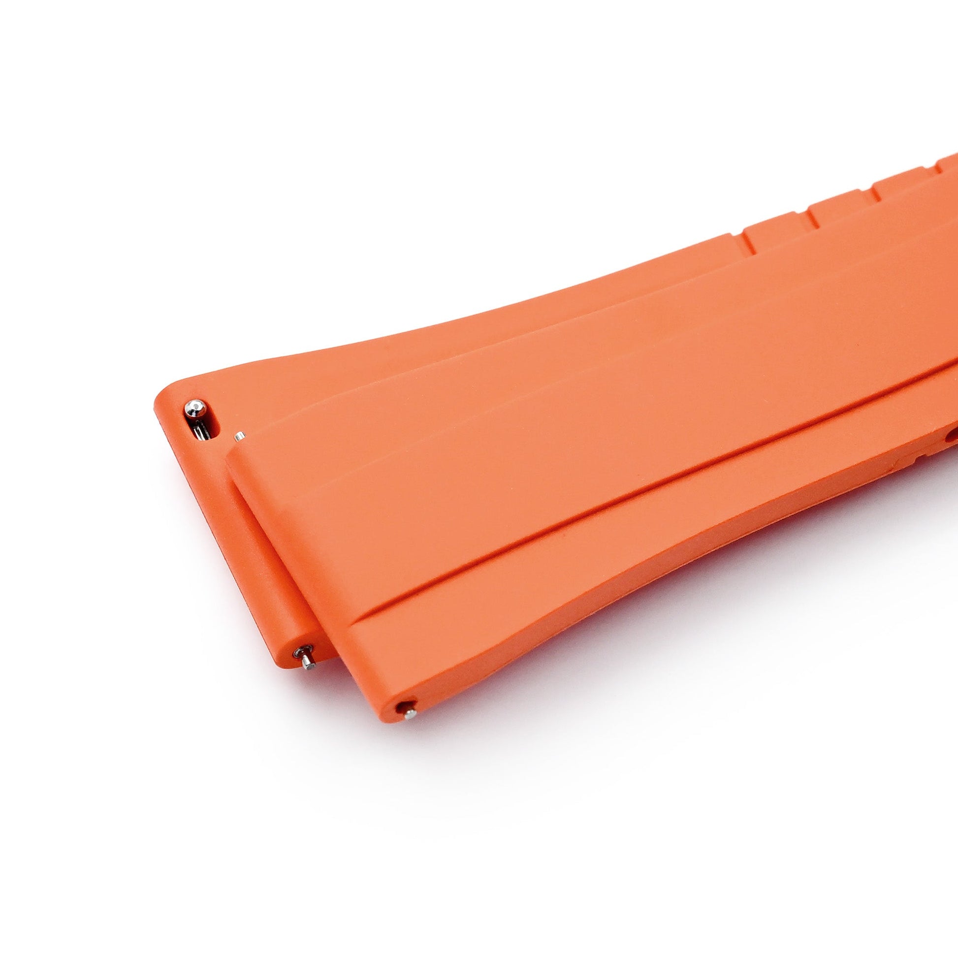 StrapXPro - DT01U Quick Release Universal Cut To Fit FKM Rubber Strap, Orange 