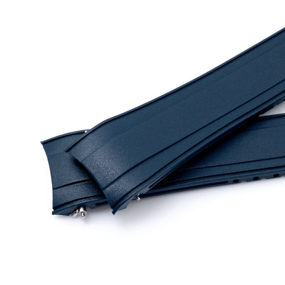 StrapXPro - SAP1A Rubber Strap for Seiko Alpinist SARB017 Series, Navy Blue