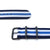 20mm MiLTAT G10 One-piece - Blue & White Stripes, PVD