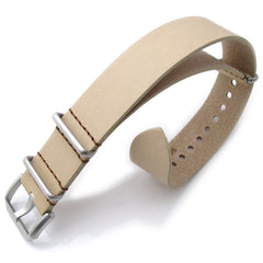 20mm MiLTAT Senno G10 Leather LV Beige, B