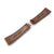 20mm MiLTAT RX Collection "X" Brown Calf for RX, Blue Wax St.