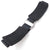 MiLTAT Black Nylon Hook and Loop Fastener Watch Strap, XL