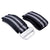 Black & Grey Nylon Hook-and-loop watch strap, Sandblasted