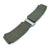 MiLTAT Military Green Nylon Hook and Loop Fastener Watch Strap, Brushed