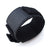 MiLTAT Double Layer Black Nylon Hook and Loop Fastener Watch Strap, Polished (for IWC)