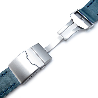 22mm MiLTAT Blue Pull-up, Blue St. Button Chamfer