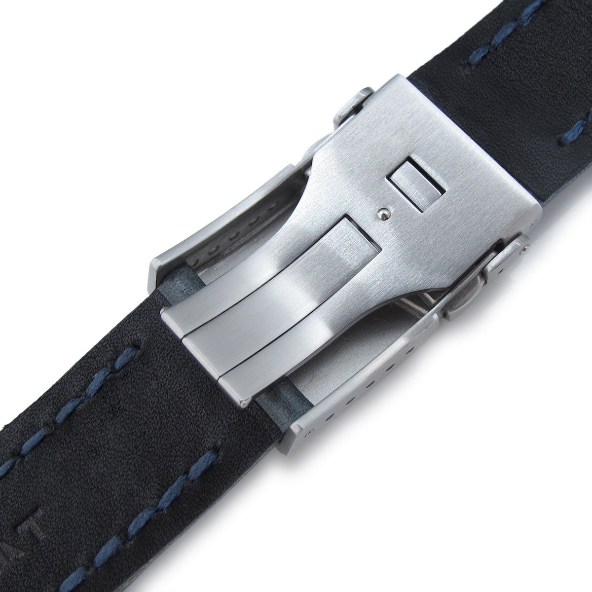 22mm MiLTAT Blue Pull-up, Blue St. Button Chamfer