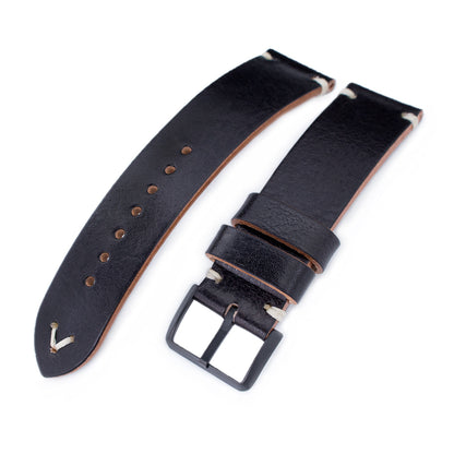 MiLTAT Black Calf Leather, Beige St. PVD