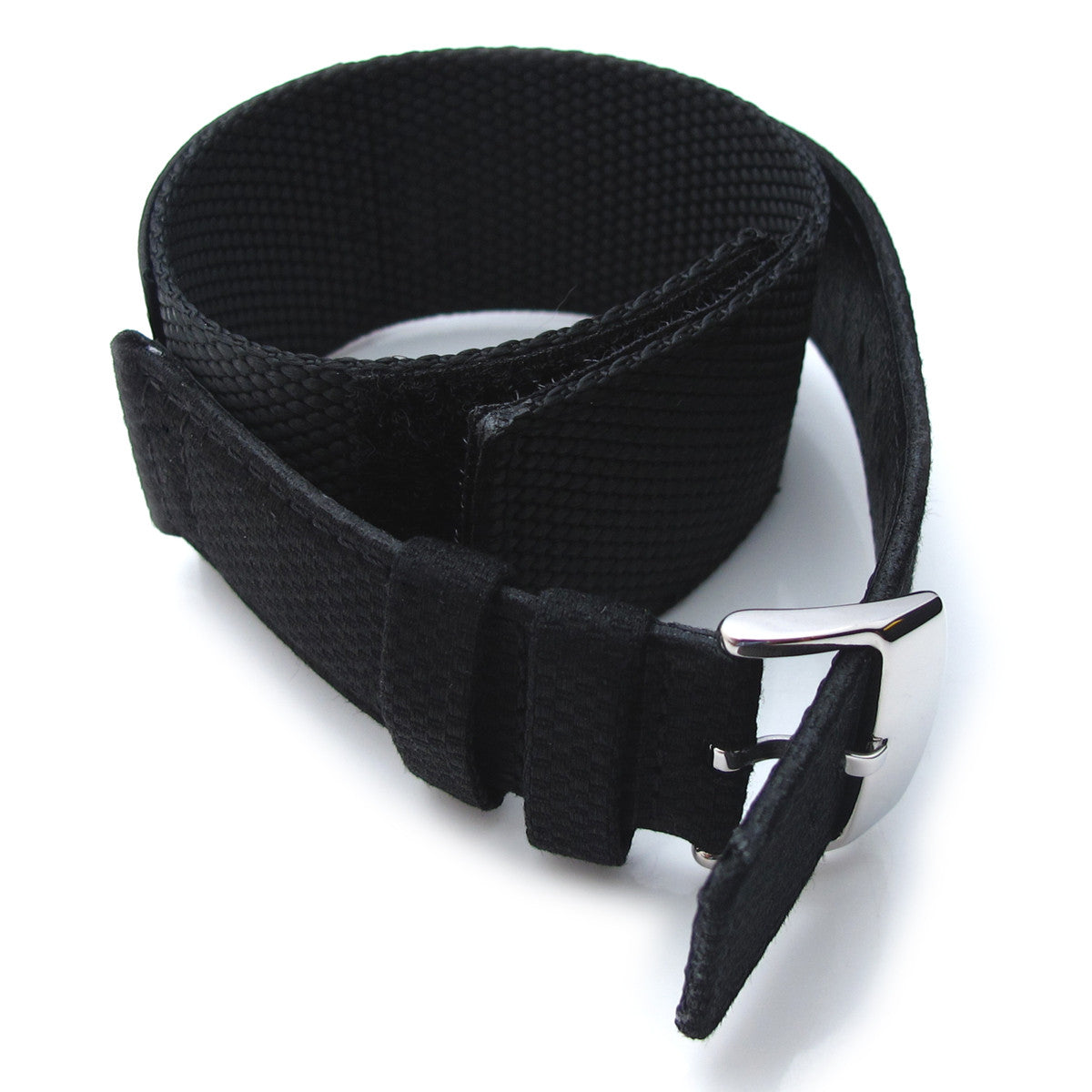 MiLTAT 24mm Double Layer Nylon Hook and Loop Fastener Watch Strap for 44mm Panerai, P