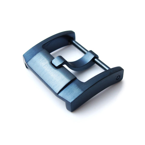 18mm 316L IP Blue Buckle, IWC-Style