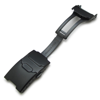 Stainless Steel Watch Parts, PVD Black Clasp