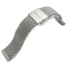 22mm Milanese Thick Mesh Band, Deployant Clasp XS