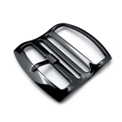 Ladder Lock Slider tang buckle, PVD Polished Black