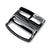 Ladder Lock Slider tang buckle, PVD Polished Black