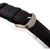 Sport-Racer Punch Holes Leather Watch Strap