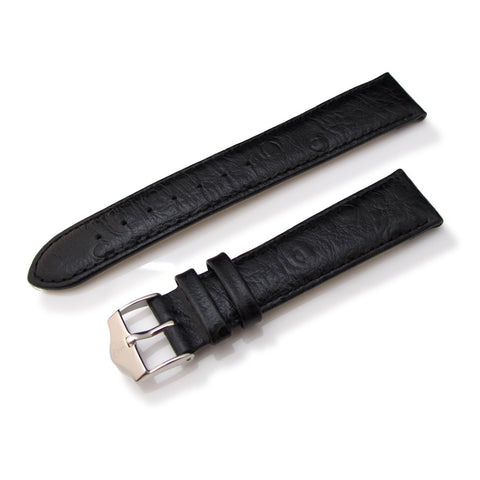 18mm Genuine Ostrich Skin Watch Strap