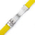 20mm Yellow Grooves Silicone Diver Strap