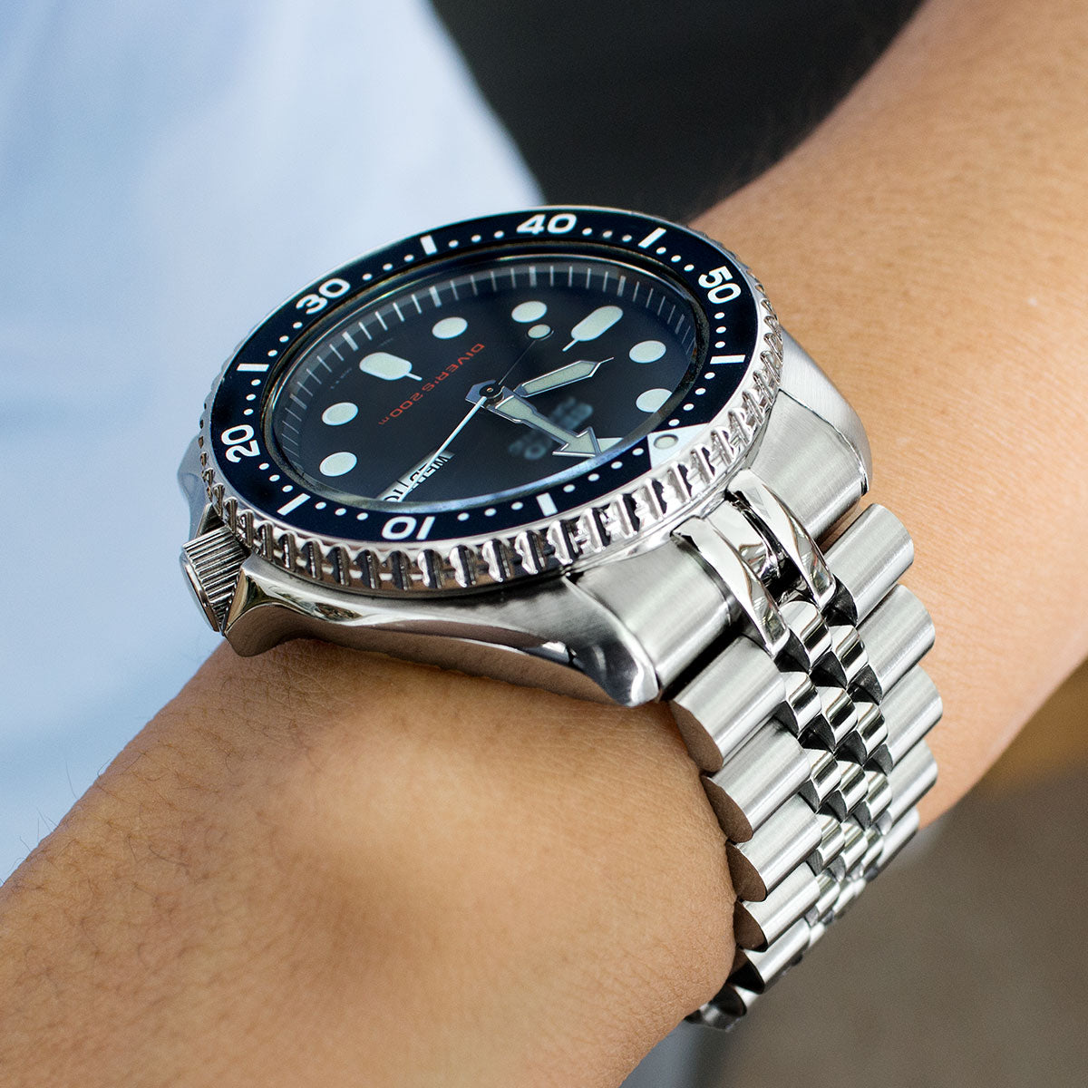 Super-J Louis compatible with Seiko SKX007, Diver B