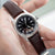 20mm One-piece Italian Brown Leather Diver Watch Strap | Strapcode 