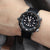 Seiko Prospex Arnie Re-Issue Solar Hybrid Black Gold LCD Watch SNJ028P1 
