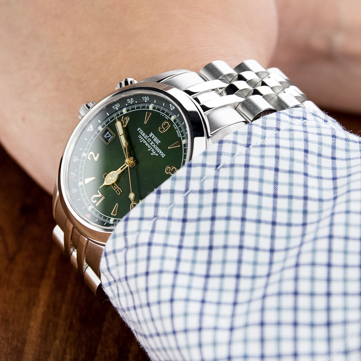 Angus-J Louis for Seiko Alpinist SARB017, V-Clasp