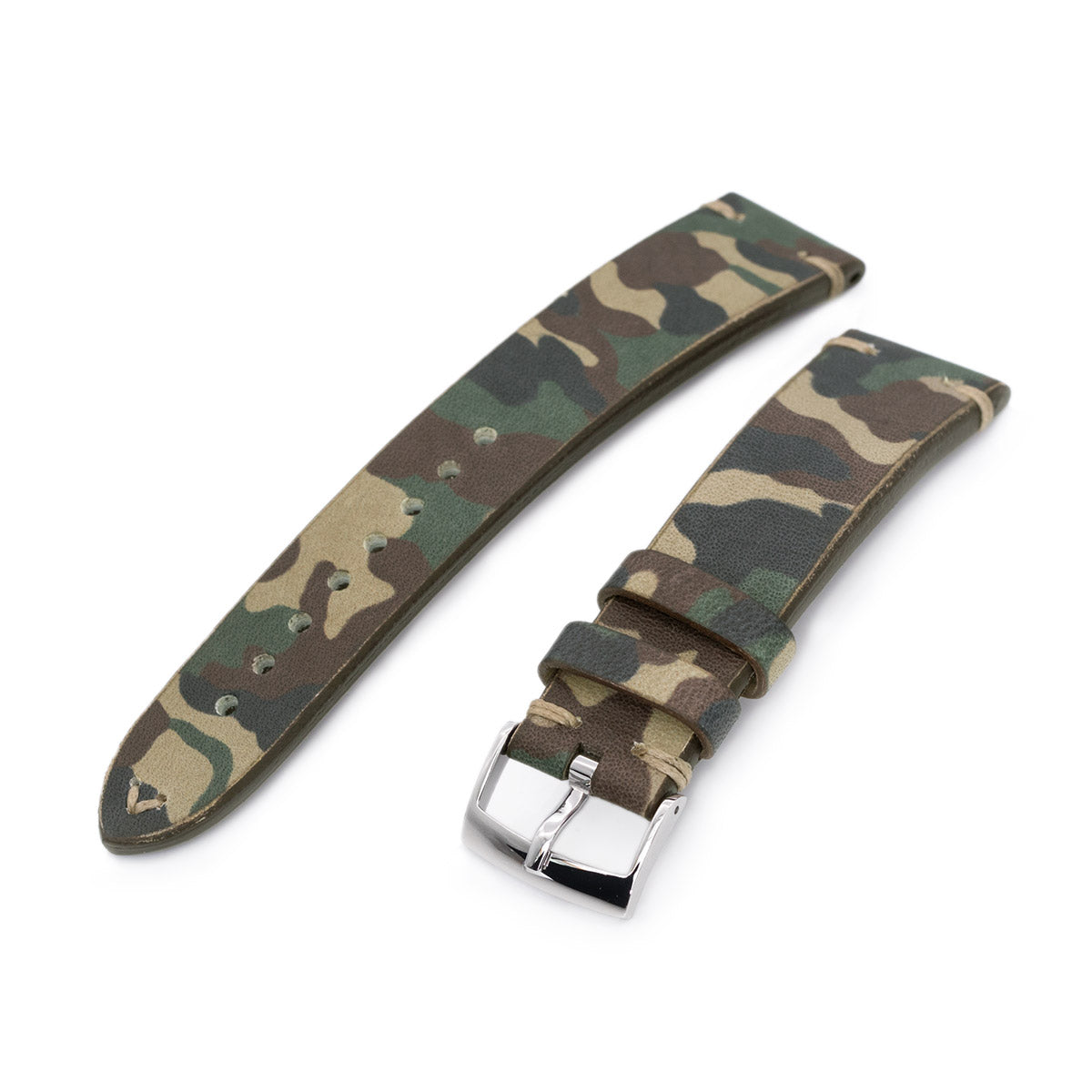 20mm MiLTAT Italian Handmade Camo, Khaki St.