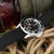 20mm, 21mm or 22mm Strong Texture Woven Nylon Black Watch Strap, Polished