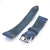 20mm Blue Quick Release Italian Suede Leather Watch Strap | Strapcode